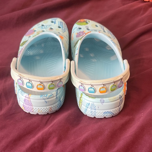Adult Disney Crocs Light Blue Printed Comfort Clogs - Picture 2 of 3